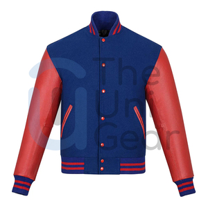 Blouson universitaire personnalisé de haute qualité, le plus vendu, pour hommes et femmes, col montant, logo frontal, écologique, hiver, style urbain - Product Image 6