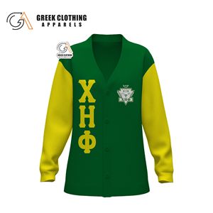 <b>Women</b> Knitted Casual Chi Eta Phi <b>Cardigan</b> Jacket Long <b>Sleeve</b> Button <b>Short</b> Sweater Spring Autumn Lady Solid Fashion Sweater Top - Product Image 1