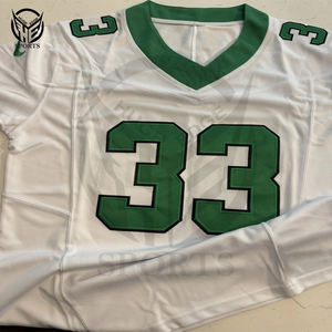 Camiseta de Fútbol Americano Personalizada con Logotipo, Transpirable, de Manga Corta, de Malla, para Adultos, Ropa Deportiva, Ropa Urbana - Product Image 1