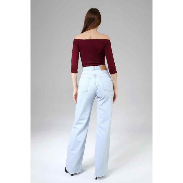 Maroon Boat Neck Bodysuit