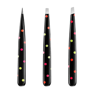 KAAMIR INSTRUMENTS Professional Stainless Steel Eyebrow <b>Tweezers</b> Pointed Tip Eco-Friendly Lightweight Reusable High Quality - Product Image 1