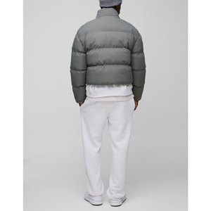 Chaqueta acolchada de gran tamaño para hombre, ropa de calle de moda, OEM ODM, chaqueta acolchada para clima frío para hombre, logotipo personalizado - Product Image 2