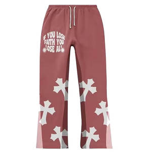 Conjunto de chándal de pantalones acampanados de algodón 100% para hombre, ropa exterior con estampado de soplo transpirable, Sudadera con capucha, ropa de invierno con patrón sólido, Pakistán - Product Image 4