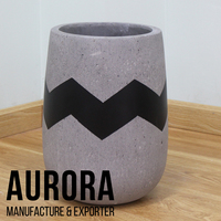 Décoration Maison & Jardin Vietnam : Jardinières Nordiques Personnalisées en Fibrociment, Finition Peinte, Trou de Drainage, Design Écologique pour Pots de Fleurs