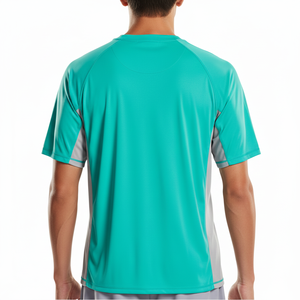 Rashguard unisexe à manches courtes UPF50, tissu 180g écologique et anti-humidité, conçu pour les arts martiaux, le grappling et les entraînements en salle de sport - Product Image 2