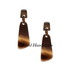 ต่างหูรูปเขาควายธรรมชาติสำหรับผู้หญิงดีไซน์แบบ100% ทำด้วยมือพร้อมต่างหูรูปสัตว์และกิ๊ฟท์ - Product Image 5