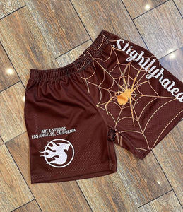 กางเกงขาสั้นเบอร์มิวดาผู้ชายไซส์ XS รุ่นใหม่ประจำปี 2024 ผ้าฝ้าย 100% เป็นมิตรกับสิ่งแวดล้อม แห้งเร็ว ระบายอากาศได้ดี กันยับ สไตล์ไฮสตรีท สีพื้น - Product Image 2