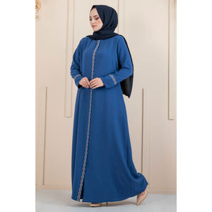 Nouvelle saison vêtements islamiques d'hiver pour femmes robe Abaya caftan tunique Dubaï mode islamique musulmane robes islamiques de fabrication turque - Product Image 6