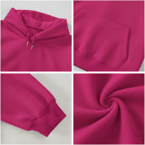 New arrival Soft Fleece <b>Women's</b> Hoodie with Bold Fighting Print, Cozy Oversized Pullover <b>Sweatshirt</b> Made in Bangladesh - Product Image 3