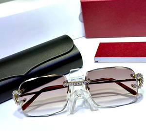 Moissanite Diamond Studded All occasions Wear Goggle For Him & Her - Product Image 1