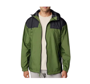 Veste coupe-vent légère en toile imperméable avec fermeture éclair, poches avant, style sportswear color block tendance pour homme - Product Image 4