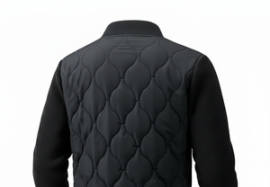 Veste bomber décontractée pour homme, coupe ample, tendance, en polyester et coton, fermeture éclair, col montant, pour l'automne et l'hiver - Product Image 4