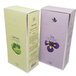 Cajas de Embalaje de Colonia de Lujo Reciclables con Impresión Offset Personalizada, Recubrimiento UV y Lámina Dorada, con Caja de Cartón Estilo Avión - Product Image 1
