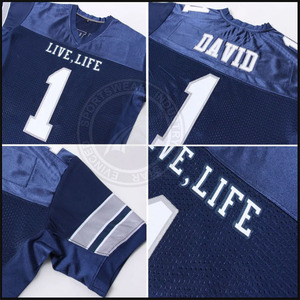 Maillot de football américain professionnel personnalisé livraison rapide avec option uniforme de taille plus du fabricant - Product Image 6