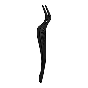 Applicateur de cils en vison réutilisable Khadmi Impex, en acier inoxydable plaqué or, avec pointe en fibre antistatique de précision, étiquetage privé - Product Image 1