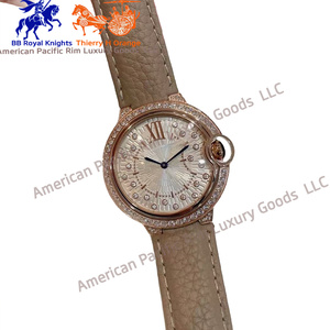 Big Brand Factory Ladies' Rose Gold Diamond Watch Stainless Steel Wristband Quartz Movement Pointer Dial for Business New - Product Image 5