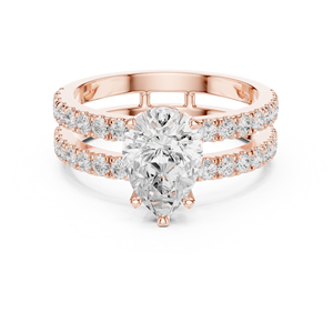 แหวนผู้หญิงชุบทอง14K ดีไซน์หรูหรา - Product Image 2