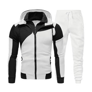 Custom High Quality Nylon <b>Material</b> Tracksuit Embroidery Logo Windbreaker Tracksuit With <b>Reflective</b> Piping - Product Image 1