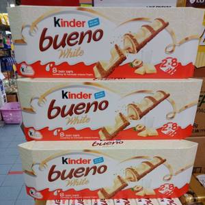 Pour l'exportation, vente en gros de chocolat blanc bon marché, Kinderr Buenoo, chocolat blanc 43g, snack crémeux en gaufrette, prix de gros très bas - Product Image 4
