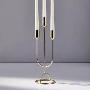 Bougeoir en fil métallique, chandelier décoratif moderne nordique, bougeoir parfumé en métal - Product Image 5