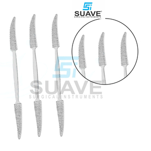 Nouveau jeu de 5 pièces d'instruments de chirurgie dentaire ensemble de limes osseuses dentaires de haute qualité par SUAVE INSTRUMENTS SURGICAUX - Product Image 6