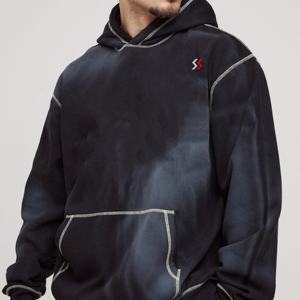 ชุดเซ็ตฮู้ดดี้พิมพ์ลายลำลองสไตล์สตรีทแวร์สำหรับฤดูหนาว  กางเกงขายาวทรงบานผ้าฟลีซคอตตอนสำหรับผู้ชาย  รับผลิตตามแบบของลูกค้าพร้อมสกรีนโลโก้จากผู้ผลิต OEM - Product Image 3