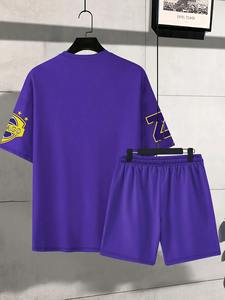 Nouvelle tenue de basketball d'été 2026 pour homme, respirante, 100 % coton, décontractée, pour sports de plein air, avec design Los Angeles - Product Image 6