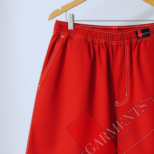 Shorts de sport en coton à séchage rapide pour hommes, cordon de serrage, tricot, léger, respirant, entraînement athlétique, vêtements de sport, OEM/ODM - Product Image 5