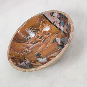 Tazón de Madera de Acacia, Tamaño Grande 11 x 3, para Servir, 1 Tazón de Madera, al Mejor Precio en Línea, Más Vendido, Tamaño Personalizado, Hecho en India - Product Image 1