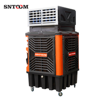 Enfriador de aire móvil por evaporación Ventilador evaporativo refrigerado por agua grande
