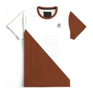 เสื้อยืดสำหรับผู้ชายผ้าคอตตอนโพลีเอสเตอร์เสื้อผ้าแนวสตรีทขายดี100% - Product Image 1