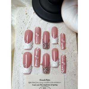 Baroque Rose Blush en Forma Cuadrada Larga - Product Image 4