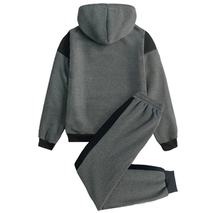 Ensemble de survêtement pour homme en coton tissé, manches longues, sport décontracté, streetwear, élégant, personnalisé, course à pied, fitness, séchage rapide - Product Image 6