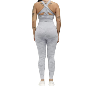 Sujetador deportivo de talla grande para mujer, conjunto de mallas a prueba de golpes para correr, Fitness, gimnasio, Yoga, Top, Sujetador deportivo sin costuras para exteriores 2025 - Product Image 4