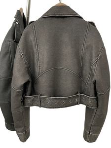 Custom Hooded Real <b>Leather</b> <b>Jackets</b> Heavyweight Winter Fashion <b>Genuine</b> <b>Leather</b> <b>Jacket</b> Multi pocket Zipper Women's <b>Jackets</b> 2026 - Product Image 5