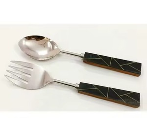 Couverts en acier inoxydable de haute qualité serveur à salade cuillère Gadgets de cuisine ensemble de couverts nouvelle tendance de haute qualité - Product Image 6