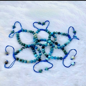 Pulsera de Apatita Azul Certificada, Calidad Original A1, Pulseras de Cristal de Apatita Azul de 8mm - Product Image 2