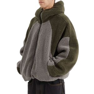 Vente en gros d'usine personnalisable Service de designer Fabrication de qualité supérieure Pull à capuche Sherpa Sublimation Hommes Hiver 100% - Product Image 2