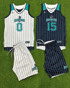 Ensemble d'uniformes de basket-ball de broderie d'appliques de qualité supérieure fabriqué en usine ensemble de maillots de basket-ball pour jeunes adultes uniforme à séchage rapide - Product Image 1