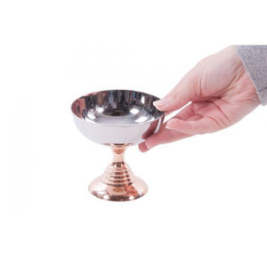 Tasse de crème glacée en acier tasse de crème glacée de forme ronde avec cuillère pour accessoires de cuisine avec vente - Product Image 2