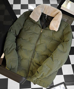 Chaqueta Ligera Estilo Urbano, Cortavientos de Otoño, Chaqueta Bomber con Cremallera, Transpirable, para Uso en Exteriores, con Forro Acolchado y Diseño de Parches en la Parte Delantera - Product Image 4