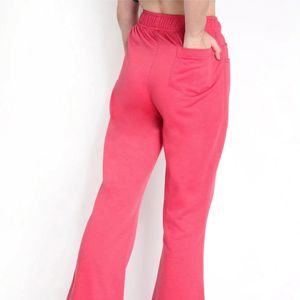 Pantalones de chándal de cintura alta para mujer Premium | Pantalones atléticos de secado rápido con cintura elástica y bolsillos | Ideal para gimnasio, al aire libre - Product Image 4