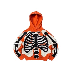 Sweat à capuche streetwear personnalisé pour hommes Sweat-shirt à capuche surdimensionné avec poche avant et polaire douce - Product Image 5