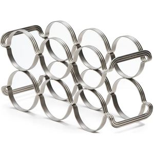 Black Metal Wine Bottle Storage Rack Holder for <b>Kitchen</b> Home Decoration Dining <b>Table</b> champagne Wine Display Rack Holder <b>bar</b> 2024 - Product Image 5