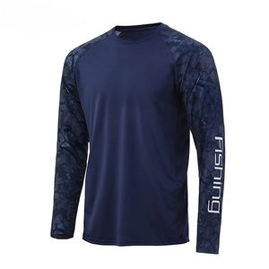 Men Outdoor Long Sleeve <b>Hooded</b> Fishing <b>Shirt</b> UPF50 Quick Dry UV Resistant Sublimation Custom Performance Fishing Wear - Product Image 5