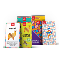 Alphabet arabe jouets éducatifs Montessori aimants en bois petit Musafir Tangram ensemble cadeaux d'anniversaire pour enfants islamique en gros