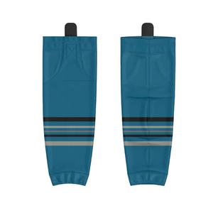 Nouvelles chaussettes en polyester de hockey sur glace à séchage rapide de fabrication professionnelle Chaussettes en polyester de hockey sur glace de haute qualité - Product Image 1