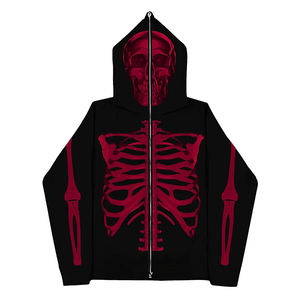 Sudaderas con capucha con cremallera completa superventas para hombres Sublimación de manga larga Sudaderas con capucha de gran tamaño para hombres adultos para invierno - Product Image 2