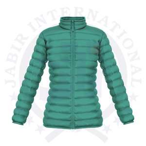 Veste d'hiver unisexe imperméable à l'eau coupe ample et épaisse avec impression de logo personnalisé grande taille pour hommes femmes fermeture à glissière - Product Image 2