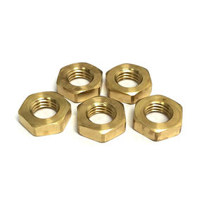 น็อตหกเหลี่ยมทองเหลืองบรอนซ์สำหรับข้อต่อท่อ - Product Image 2